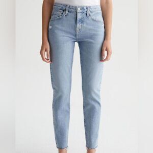 AG Adriano Goldschmied Light Blue Ex Boyfriend Slim Jeans